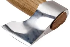 Autine Polished Hatchet, Hand Forged Axe, Brown Sheath -Camp Chefs Butik AT POLISHEDHATCHET 04 autine at polishedhatchet 04