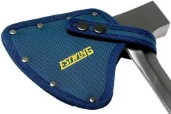Estwing Camper&apos;s Axe E44A Blue With Nylon Sheath -Camp Chefs Butik EWE44A 06 estwing