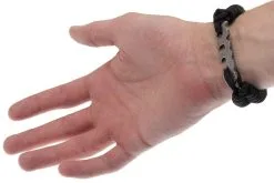 Fish Bone, Paracord Bracelet With Fish Bone To Hold It Together, Titanium 9 Fish Bone, Paracord Bracelet With Fish Bone To Hold It Together, Titanium -Camp Chefs Butik FBF PB TI 04 fish bone armband titaniuim fbf pb ti 04