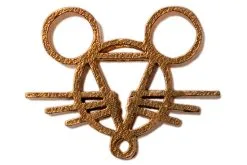 GiantMouse Bronze Lanyard Bead