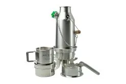 Kelly Kettle Trekker Kit, Stainless Steel, One-person Cooking Set
