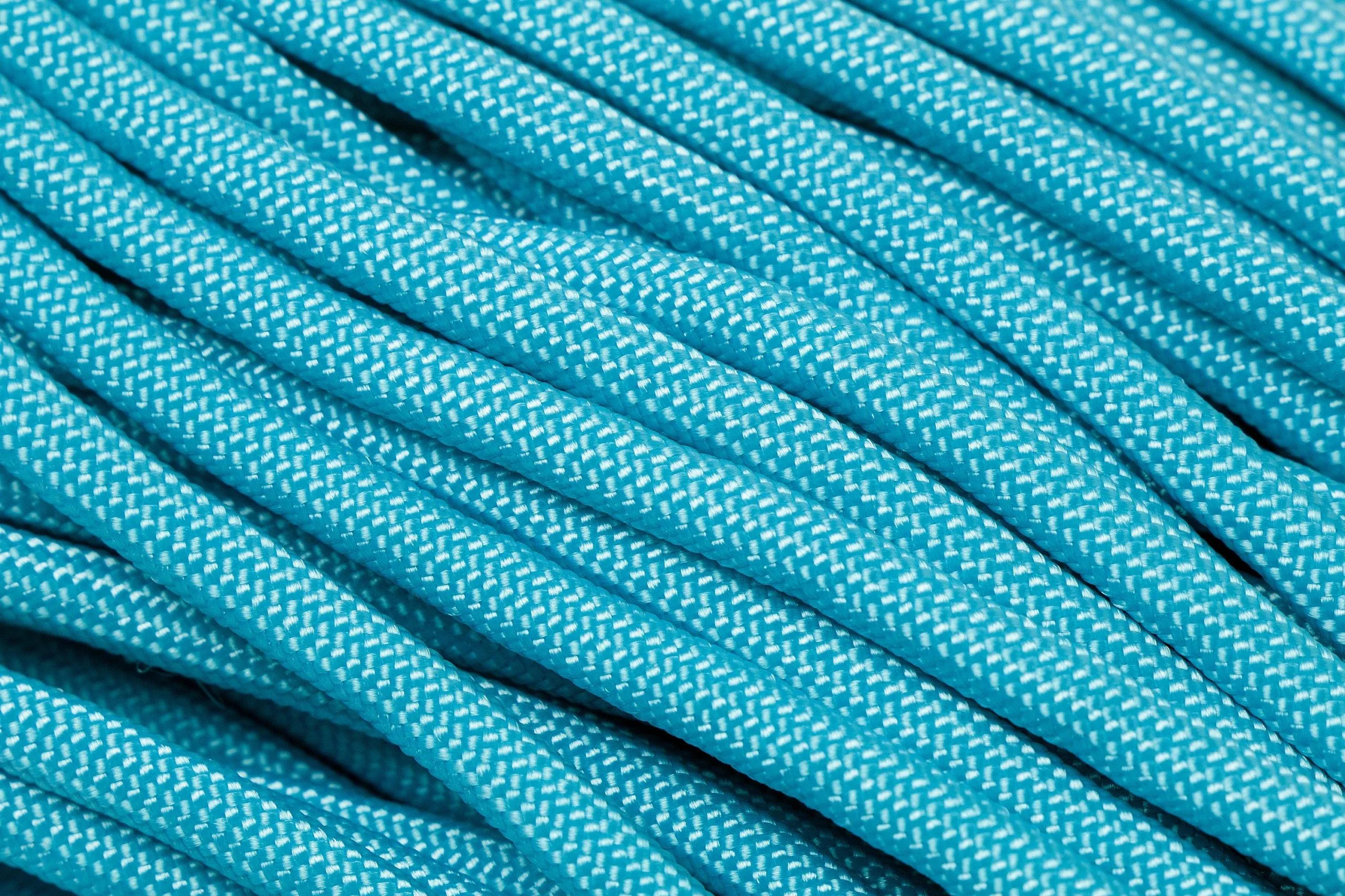 550 Paracord Type III, Colour: Neon Turquoise, 100ft (30,48 M) 5 550 Paracord Type III, Colour: Neon Turquoise, 100ft (30,48 M) - Billede 3