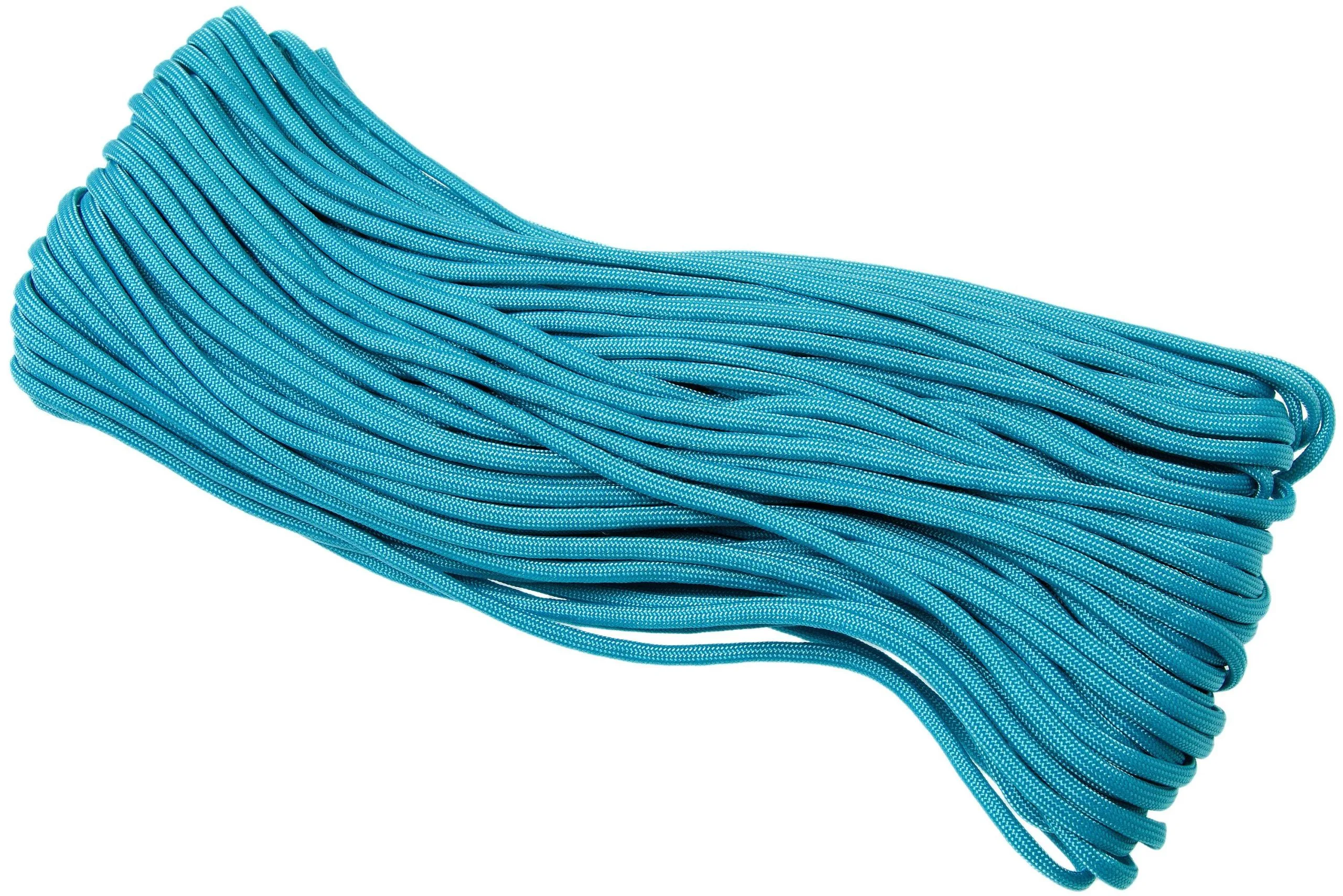 550 Paracord Type III, Colour: Neon Turquoise, 100ft (30,48 M) 7 550 Paracord Type III, Colour: Neon Turquoise, 100ft (30,48 M) - Billede 5