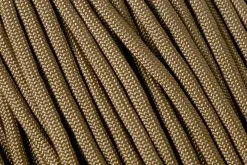 550 Paracord Type III, Colour: Coyote Brown, 100ft (30,48 M)