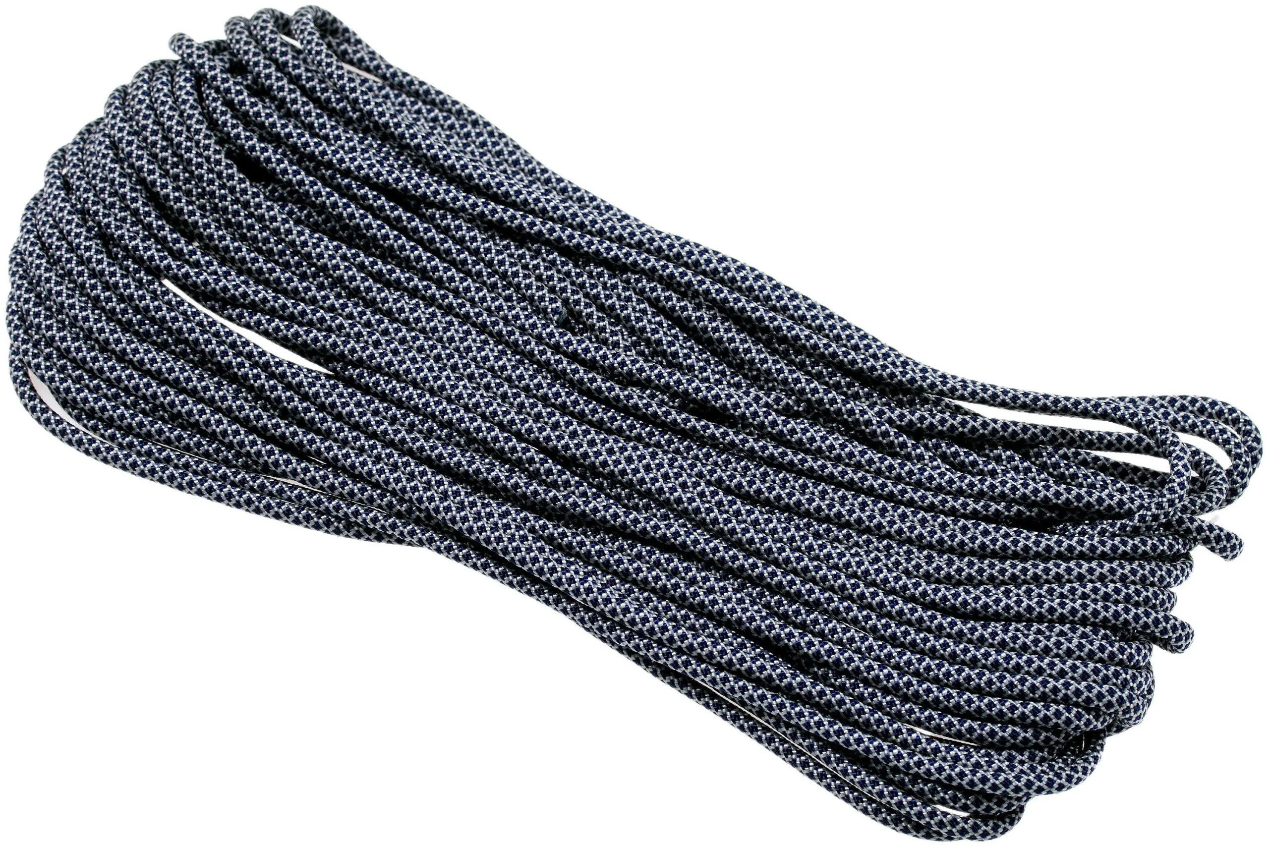 Knivesandtools 550 Paracord Type III, Colour: Cream With Midnight Blue Diamonds - 50 Ft (15.24 Meters) 4 Knivesandtools 550 Paracord Type III, Colour: Cream With Midnight Blue Diamonds - 50 Ft (15.24 Meters) - Billede 2
