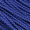 Knivesandtools 550 Paracord Type III, Colour: Electric Blue With Silver Grey Diamonds - 50 Ft (15.24 Meters) -Camp Chefs Butik KTPC358 01 knivesandtools