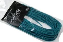 Knivesandtools 550 Paracord Type III, Colour: Turquoise With Teal Diamonds - 50 Ft (15.24 Meters) -Camp Chefs Butik KTPC381 03 knivesandtools
