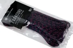 Knivesandtools 550 Paracord Type III, Colour: Black & Neon Pink X - 50 Ft (15.24 Meters) -Camp Chefs Butik KTPC388 03 knivesandtools