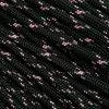 Knivesandtools 550 Paracord Type III, Colour: Black & Rose Pink X - 50 Ft (15.24 Meters) -Camp Chefs Butik KTPC389 01 knivesandtools