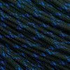 Knivesandtools 550 Paracord Type III, Colour: Black & Royal Blue X - 50 Ft (15.24 Meters)