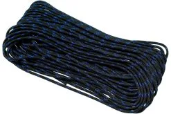Knivesandtools 550 Paracord Type III, Colour: Black & Royal Blue X - 50 Ft (15.24 Meters) -Camp Chefs Butik KTPC390 02 knivesandtools