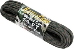 Atwood Rope MFG ARM 2650 Battle Cord, Colour: Woodland Camo, 50ft (15,24 M)