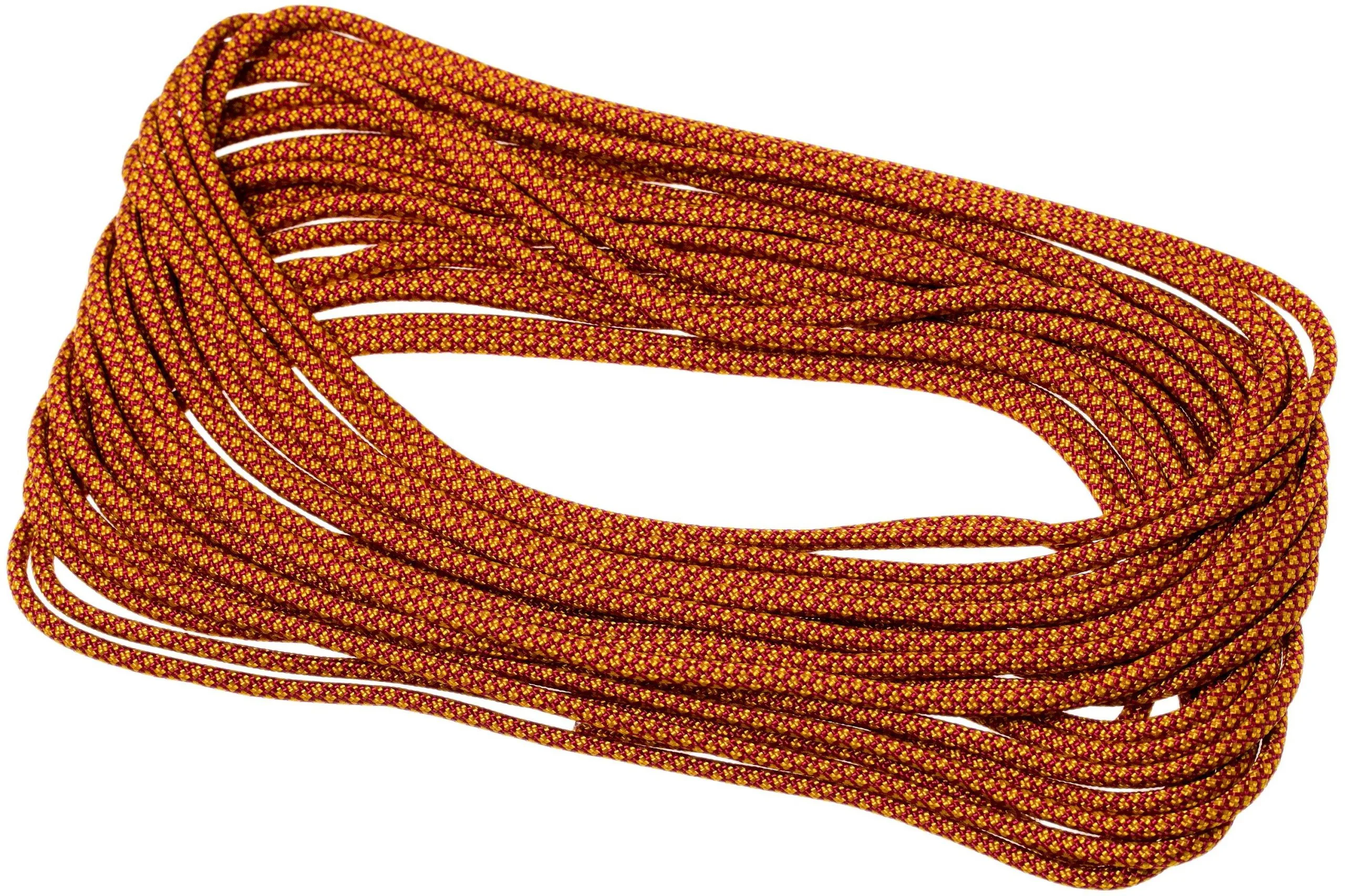 Knivesandtools 550 Paracord Type III, Colour: Burgundy Goldenrod Diamond, 25 Ft (7.62 M) 3 Knivesandtools 550 Paracord Type III, Colour: Burgundy Goldenrod Diamond, 25 Ft (7.62 M)