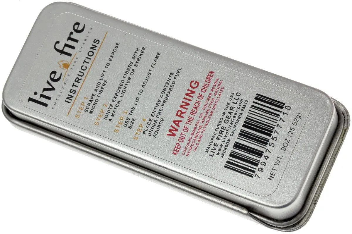 Live Fire Gear Live Fire Original Fire Starter LFO-B1 4 Live Fire Gear Live Fire Original Fire Starter LFO-B1 - Billede 2