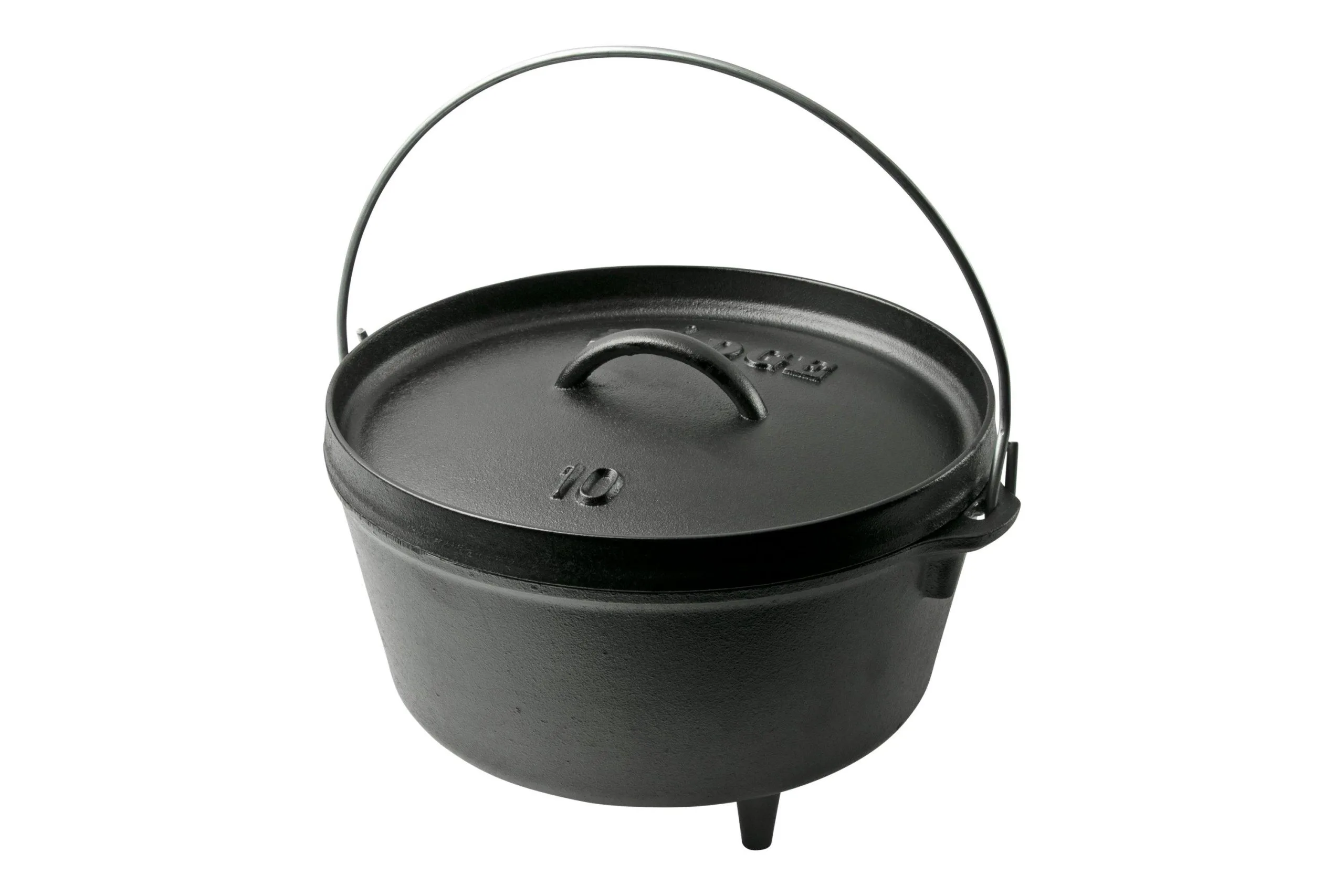 Lodge Camp Dutch Oven L10DCO3 Extra Deep, Including Lid, 4.7L 3 Lodge Camp Dutch Oven L10DCO3 Extra Deep, Including Lid, 4.7L