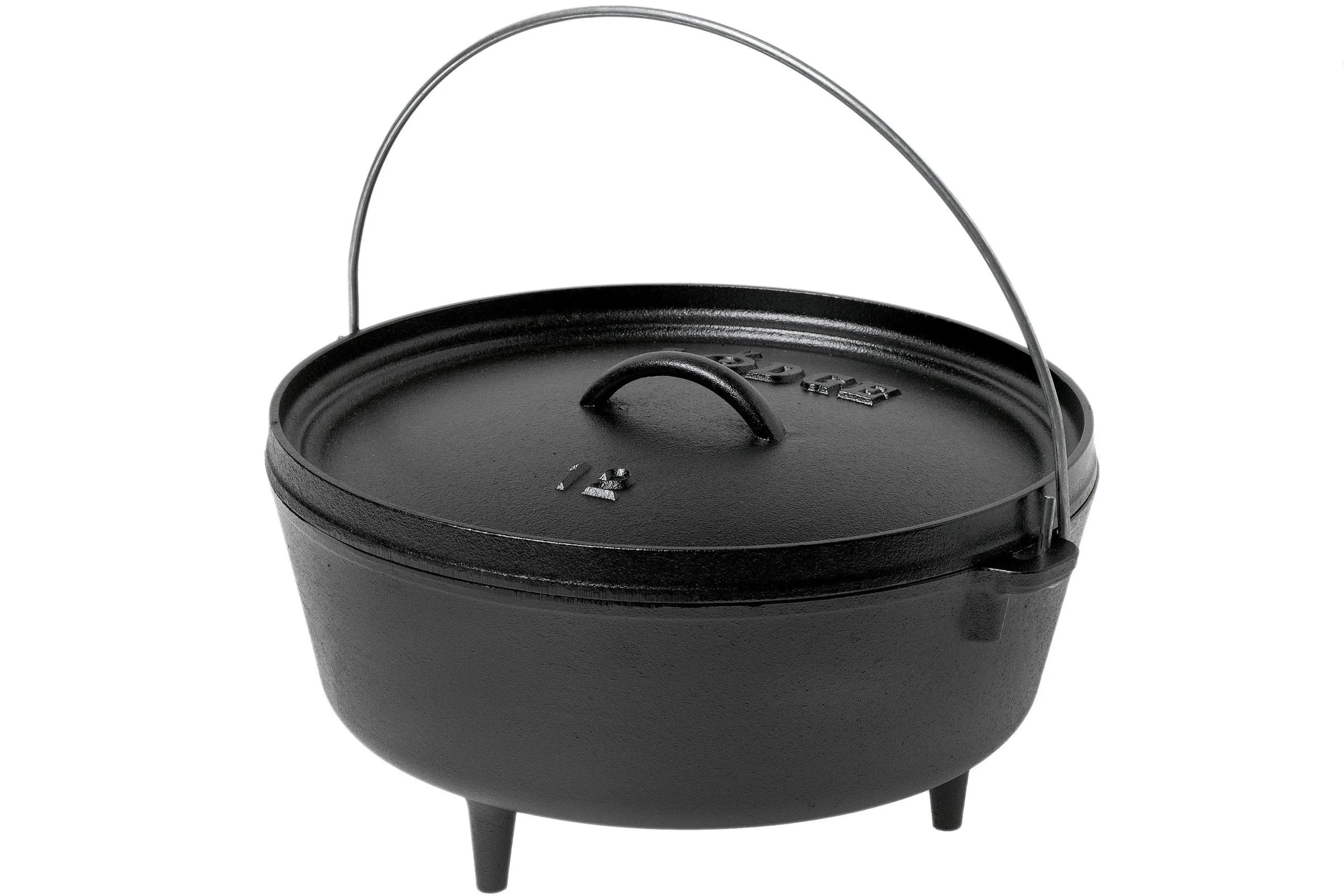 Lodge Camp Dutch Oven Incl. Lid L12CO3, Contents Approx. 5.6 L 3 Lodge Camp Dutch Oven Incl. Lid L12CO3, Contents Approx. 5.6 L