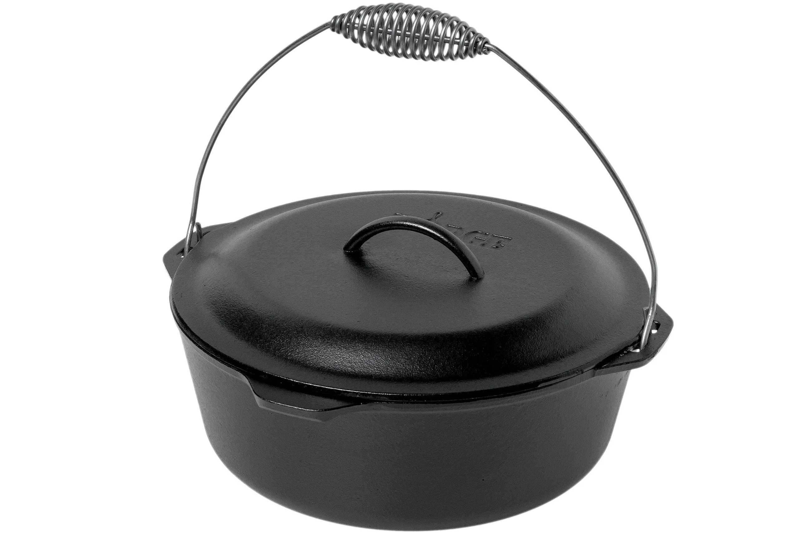 Lodge Dutch Oven With Spiral Handle L12DO3, Contents Approx. 8.5 L 3 Lodge Dutch Oven With Spiral Handle L12DO3, Contents Approx. 8.5 L