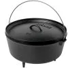 Lodge Camp Dutch Oven Incl. Lid L14DCO3, Contents Approx. 9.5 L