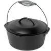 Lodge Dutch Oven With Spiral Handle L8DO3, Contents Approx. 4.7 L -Camp Chefs Butik LG L 8DO3 01 lodge