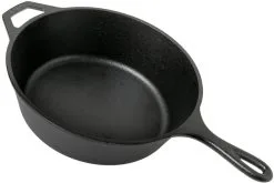 Lodge Cast Iron Deep Skillet Deep Frying Pan L8DSK3, Contents Approx. 3 L