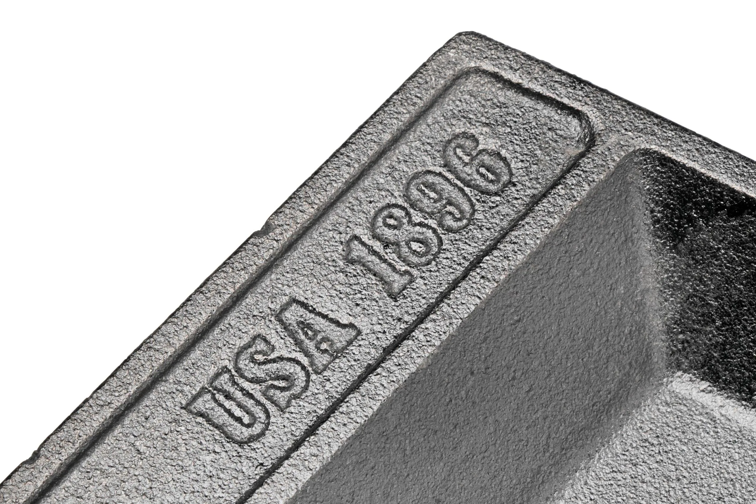 Lodge Cast Iron Rectangular Griddle, Ca. 39 Cm X 31 Cm, Baking Sheet 5 Lodge Cast Iron Rectangular Griddle, Ca. 39 Cm X 31 Cm, Baking Sheet - Billede 3