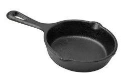 Lodge Mini Cast Iron Skillet, Diameter 8.8 Cm, Mini Frying Pan -Camp Chefs Butik LG L MS3 03 lodge