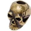 Schmuckatelli Classic Skull Bead Black Roman Brass Oxidized -Camp Chefs Butik SECRBO 01 schmuckatelli