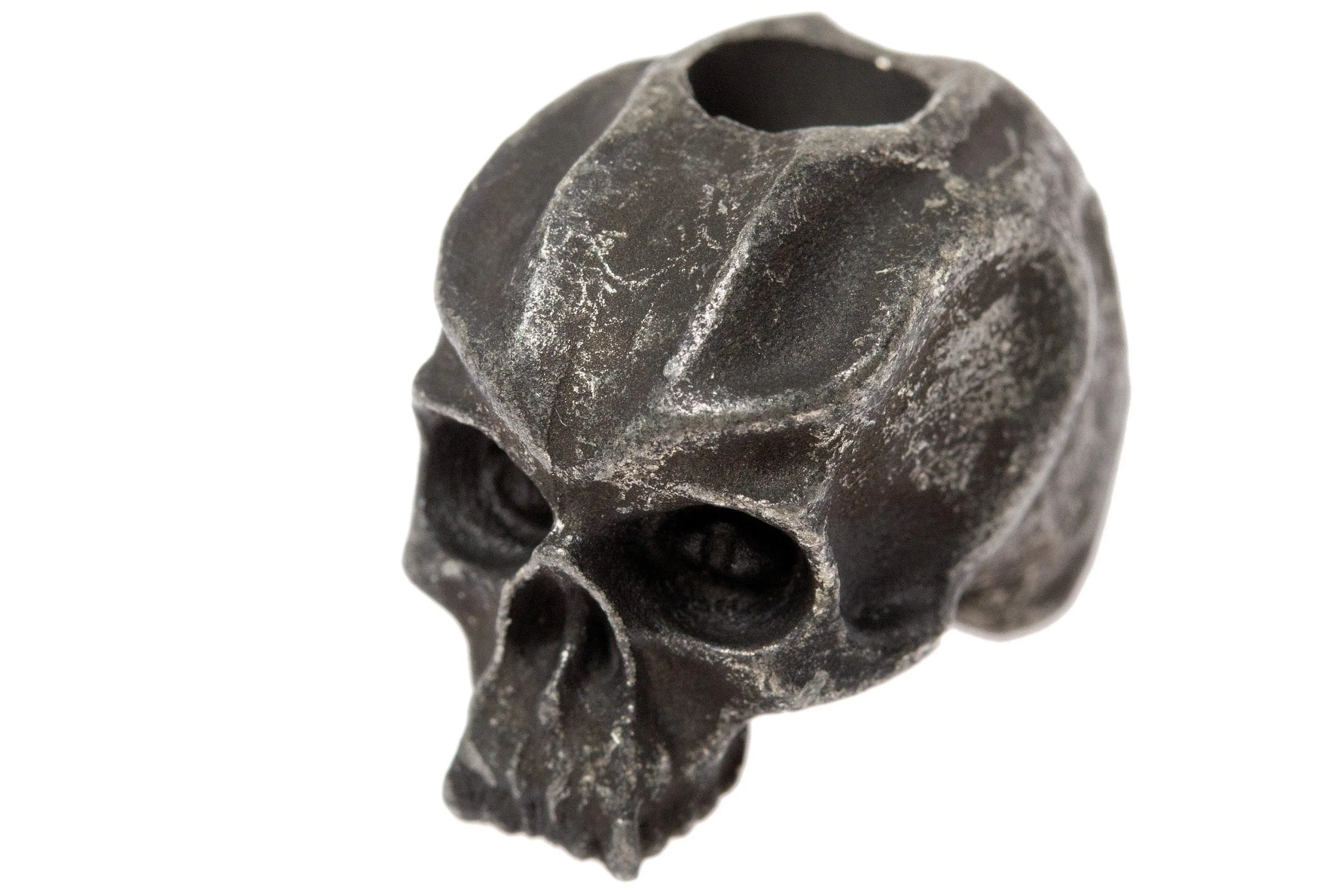 Schmuckatelli Cyber Skull Bead Black Oxidized 3 Schmuckatelli Cyber Skull Bead Black Oxidized