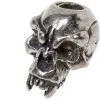 Schmuckatelli Fang Skull Bead Pewter