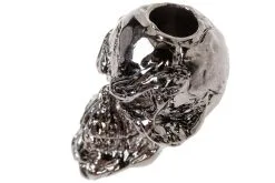 Schmuckatelli Grins Skull Bead Hematite -Camp Chefs Butik SEGH 02 schmuckatelli
