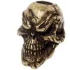 Schmuckatelli Grins Skull Bead Roman Brass Oxidized