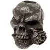 Schmuckatelli Rose Skull Bead Black Oxidized 1 Schmuckatelli Rose Skull Bead Black Oxidized -Camp Chefs Butik SERB 01 schmuckatelli
