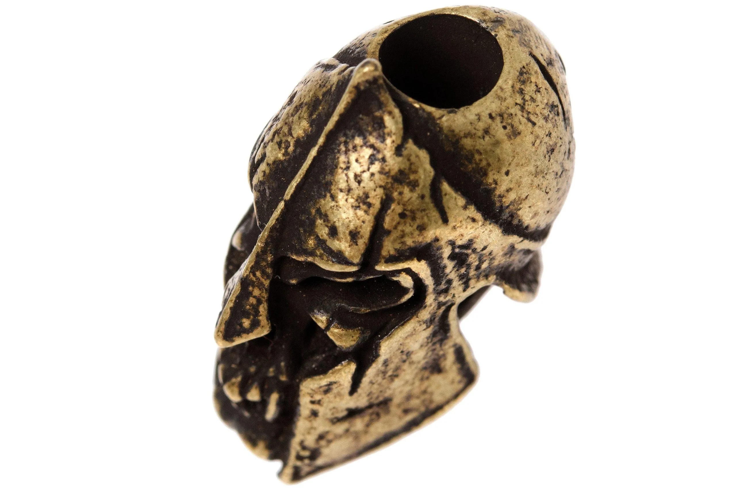 Schmuckatelli Spartan Skull Bead Roman Brass Oxidized 4 Schmuckatelli Spartan Skull Bead Roman Brass Oxidized - Billede 2