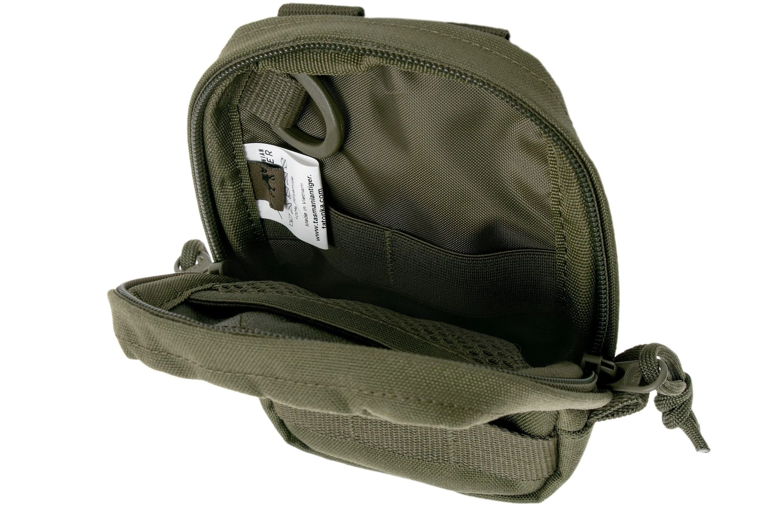 Tasmanian Tiger Tac Pouch 1 Vertical - Olive 5 Tasmanian Tiger Tac Pouch 1 Vertical - Olive - Billede 3