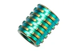 WE Knife Titanium Paracord Bead A-02C, Blue -Camp Chefs Butik WKA 02C 01 weknive