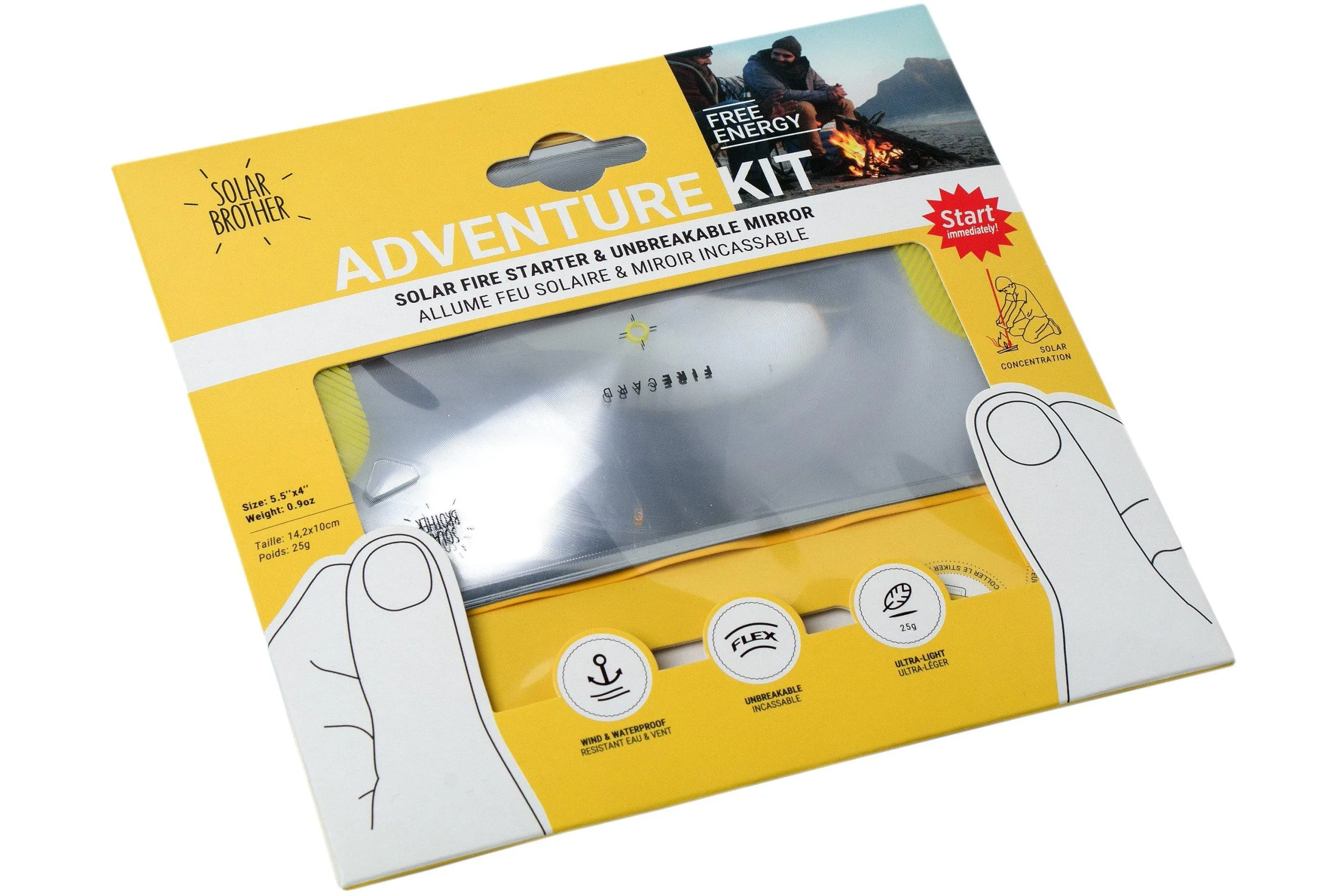 Solar Brother Adventure Kit Fire Starter, Fire Card 4 Solar Brother Adventure Kit Fire Starter, Fire Card - Billede 2