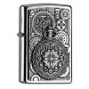 Zippo Steampunk Pocket Watch Emblem 2004742, Street Chrome, Lighter