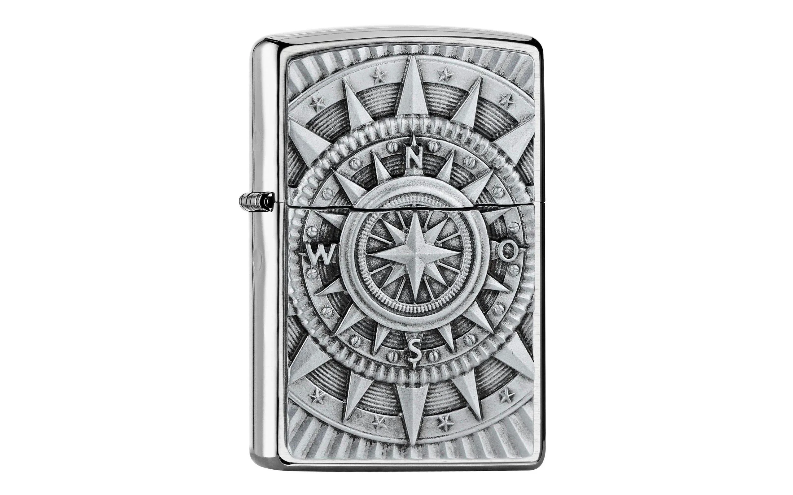 Zippo Compass Emblem 2005350, Brushed Chrome, Lighter 3 Zippo Compass Emblem 2005350, Brushed Chrome, Lighter