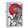 Zippo Asian Tiger Design Brushed Chrome 29889-000002, Lighter -Camp Chefs Butik ZP29889 000002 01 zippo