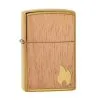 Zippo Woodchuck Mahogany Emblem Brushed Brass 29901-000002, Lighter -Camp Chefs Butik ZP29901 000002 01 zippo