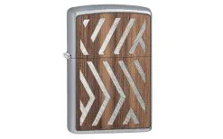 Zippo Woodchuck Walnut Emblem Herringbone Sweep 29902-000002, Lighter