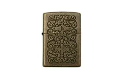 Zippo Ornament Tattoo Antique Brass 60006435, Lighter