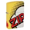 Zippo Comic Pop Art Design Matte Yellow 49533-000002, Lighter
